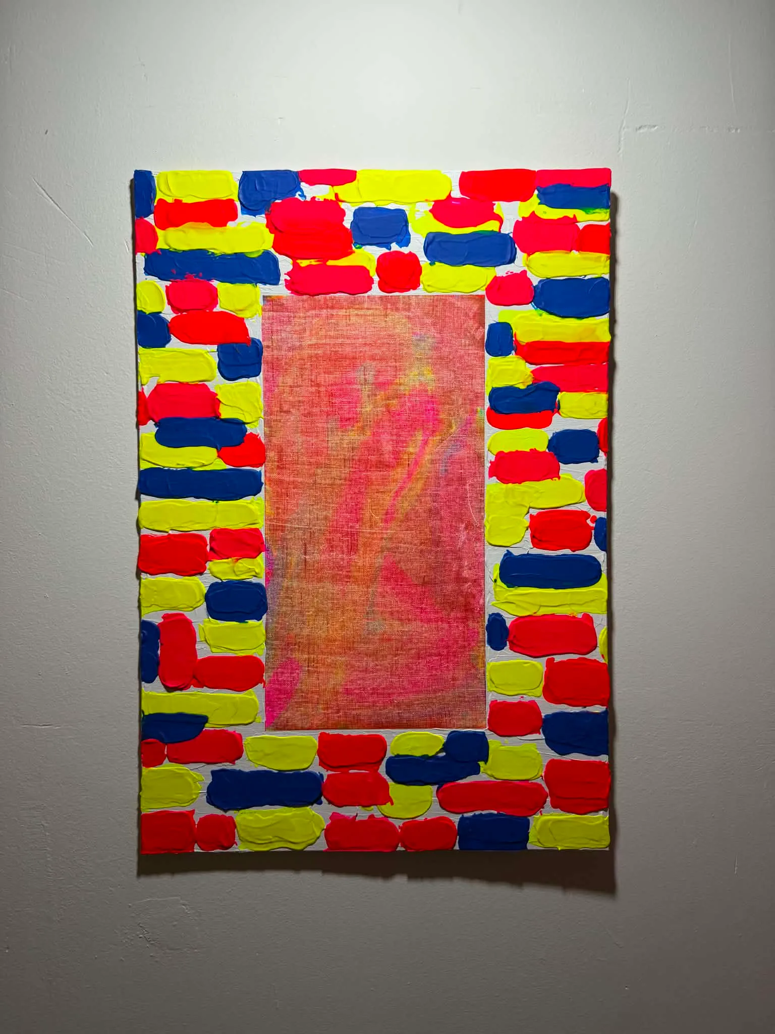 Fenêtre — Acrylique sur toile cartonnée, 60 × 40 cm, 2026