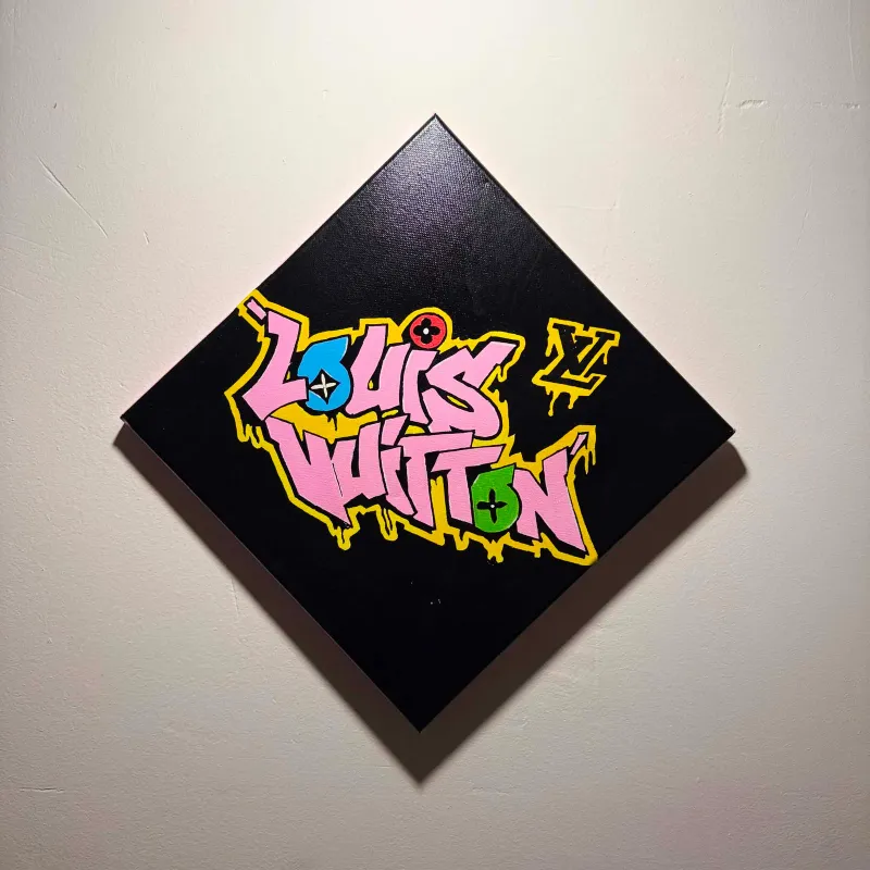 Wildstyle — Acrylique sur toile, 30 × 30 cm, 2020
